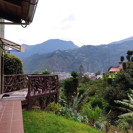 "Casa Verde" En Banos De Agua Santa Con Vista Al Volcan Tungurahua Zewnętrze zdjęcie