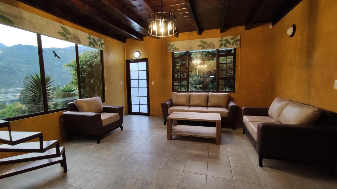 "Casa Verde" En Banos De Agua Santa Con Vista Al Volcan Tungurahua Zewnętrze zdjęcie