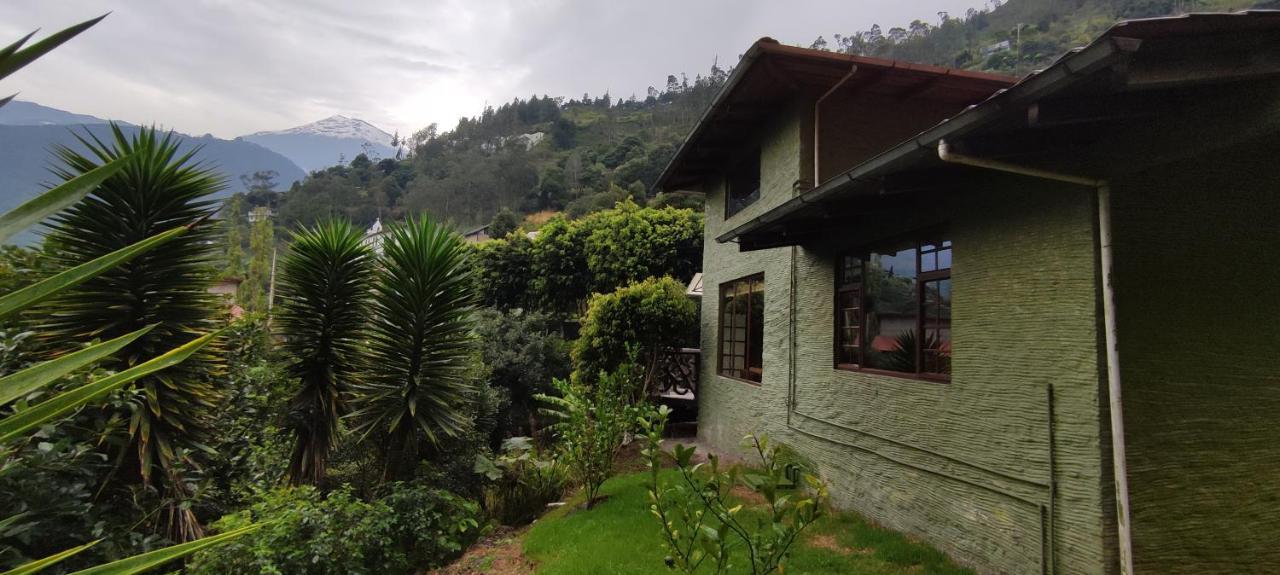 "Casa Verde" En Banos De Agua Santa Con Vista Al Volcan Tungurahua Zewnętrze zdjęcie