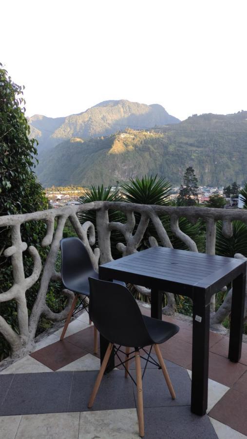 "Casa Verde" En Banos De Agua Santa Con Vista Al Volcan Tungurahua Zewnętrze zdjęcie